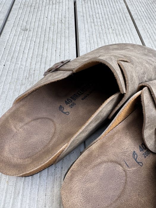 birkenstock boston klapki sandały na lato