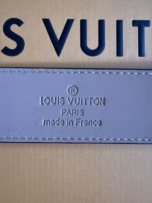 Pasek Louis Vuitton Black Monogram z czarną klamrą