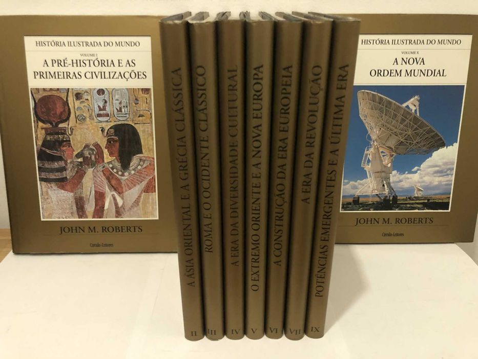 História Ilustrada do Mundo - John M. Roberts - 10 volumes