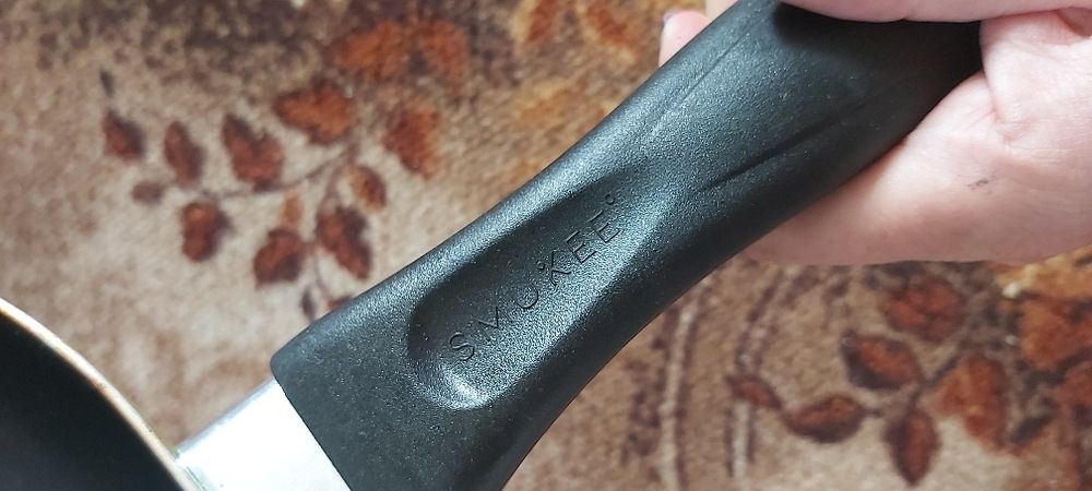 Patelnia 24 cm zielona kolorowa smukee