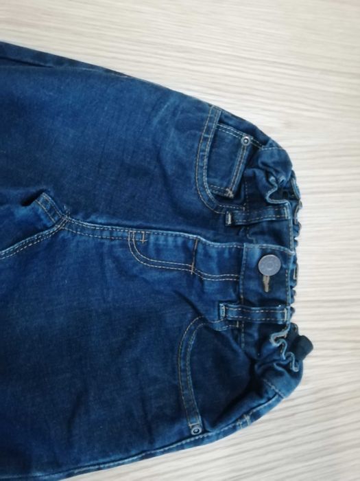 Calças ganga tamanho 7 anos