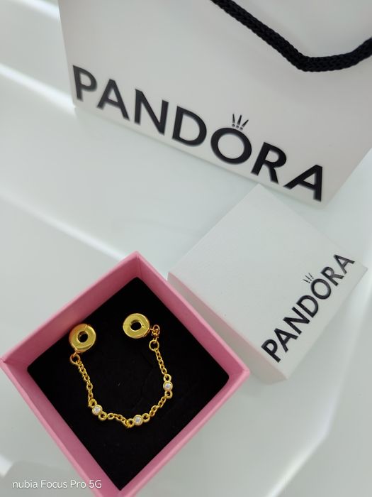Pandora charms łańcuszek
