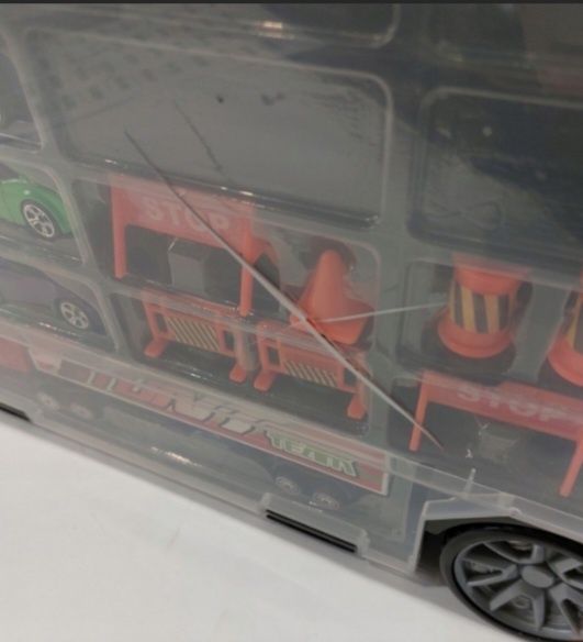 HTI Teamsterz Mega Transporter + 8 autek zabawka