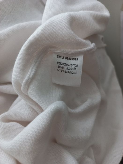 Blusão branco com capuz  em algodão da AWS