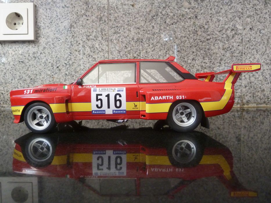 1:18 Laudoracing, Fiat Abarth 031, Giro d'Italia, AutoArt Minichamps