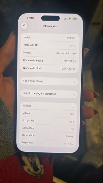 Iphone 16 pro max 256g