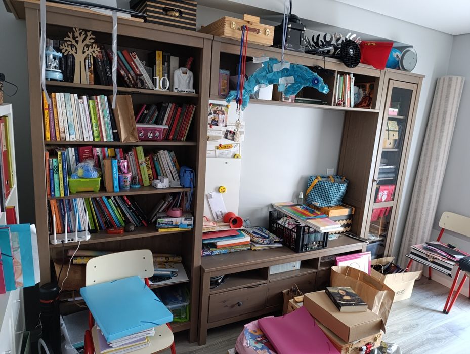 Vendo conjunto de móveis TV + estante + vitrine