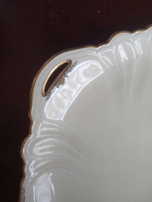 Rosenthal ecru Viktoria patera z uszami