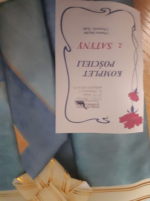 Komplet pościeli z satyny 160x200