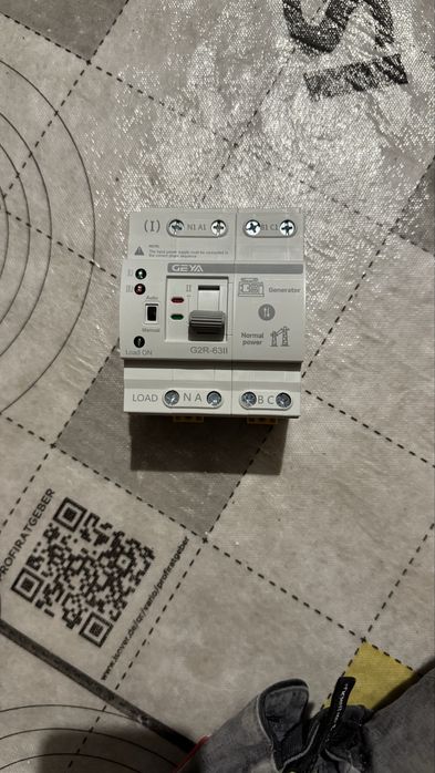 АВР 3-фазний GEYA G2R-63ll, переключатель резервного питания