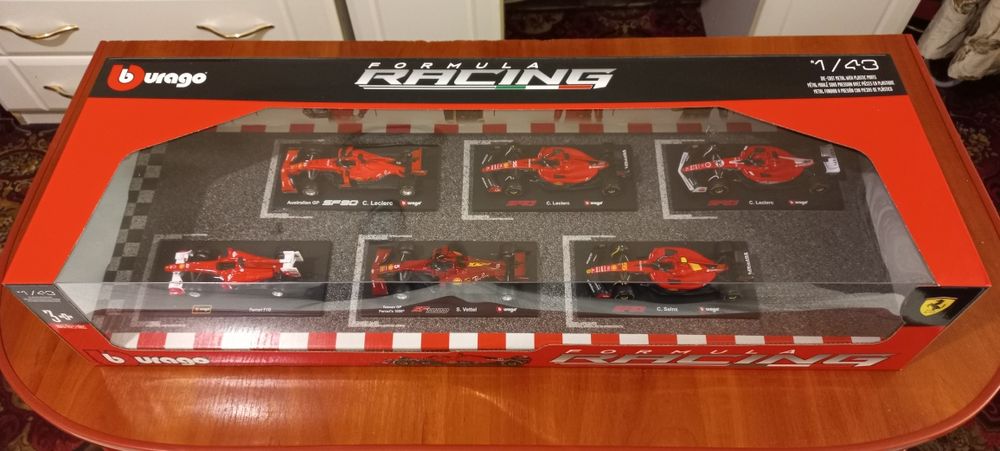 Bburago 1/43 Formula 1 Сет 6шт. Burago Формула 1