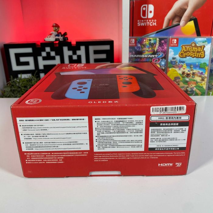 Консоль Nintendo Switch OLED 64GB Blue Red Свіч Новий Запакований ОЛЕД