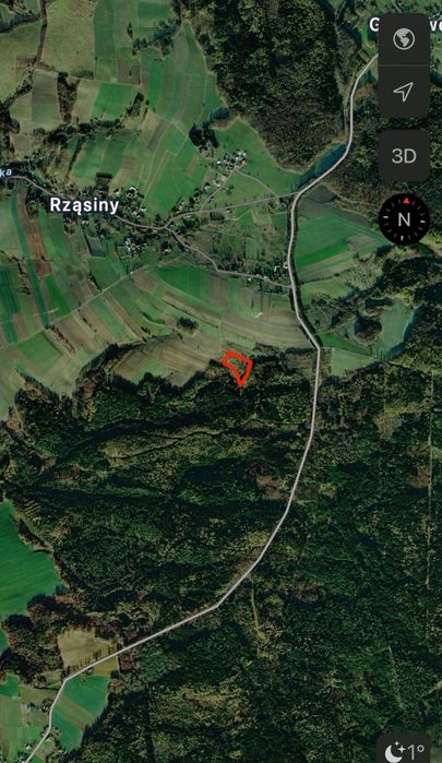 Działka rolna Rząsiny