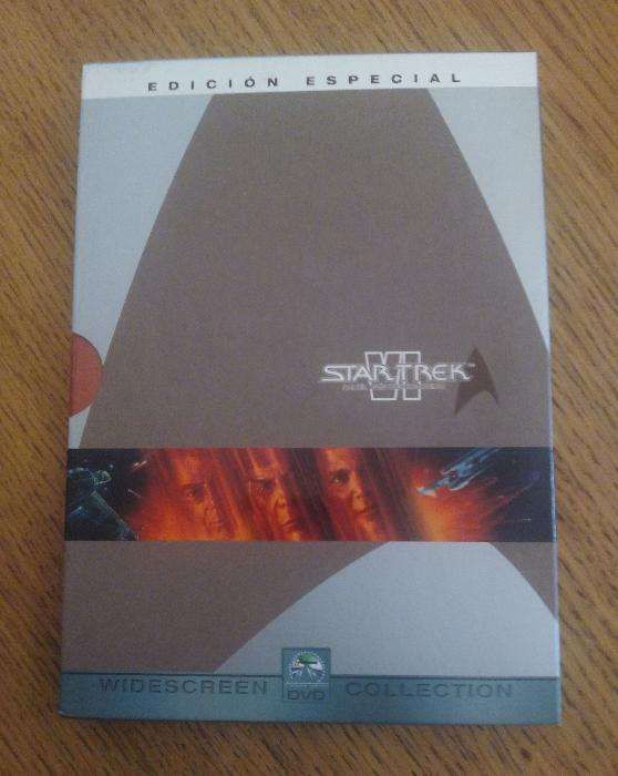 DVDs dos filmes Star Trek