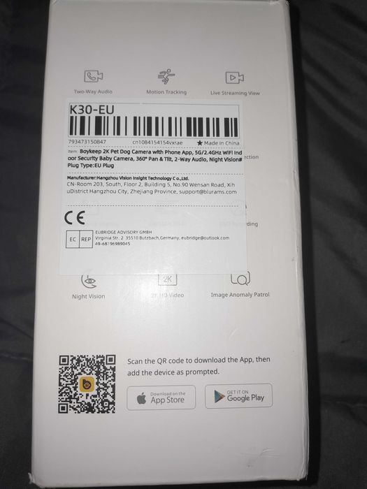 Boykeep k30 indoor camera