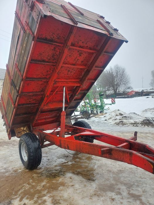 Przyczepa jednoosiowa tim 4,5 navtek bastrup vestas