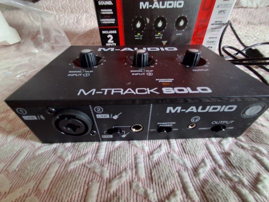 Interface de audio usb M-audio M-track solo