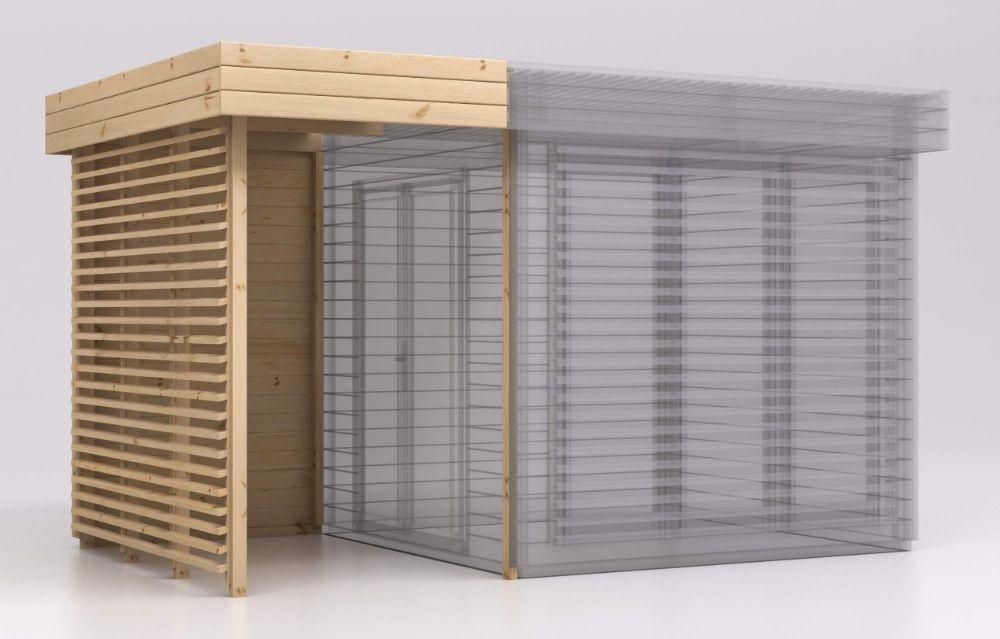 Domek ogrodowy narzędziowy Malwa 2,5x2,5 drewniany Montaż Transport