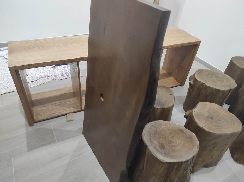 Troncos madeira decoração