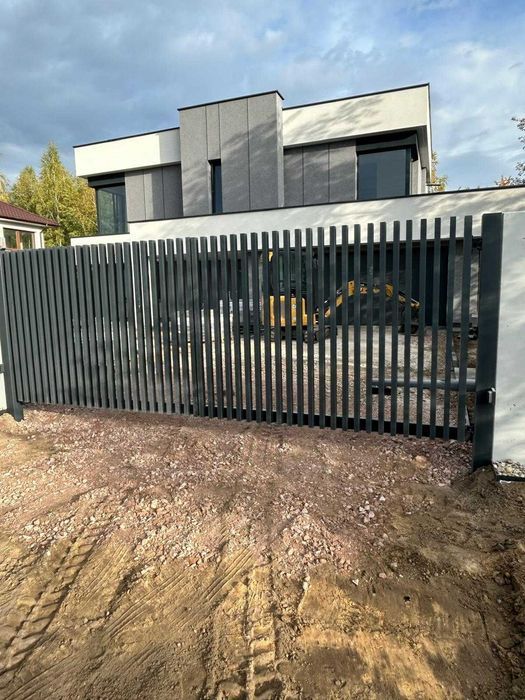 Ogrodzenie grzebieniowe PREMIUM nowoczesne profile palisada pionowa