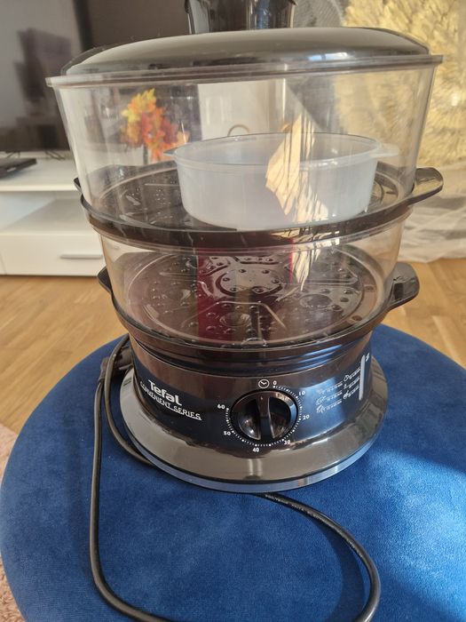 Parowar Tefal 900W, urządzenie do gotowania na parze, dwa poziomy