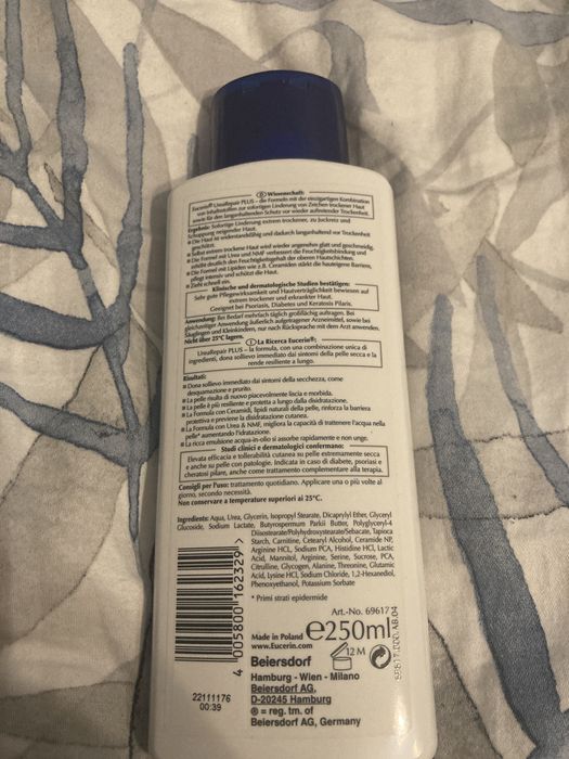 Eucerin UreaRepair 10% urea lotion