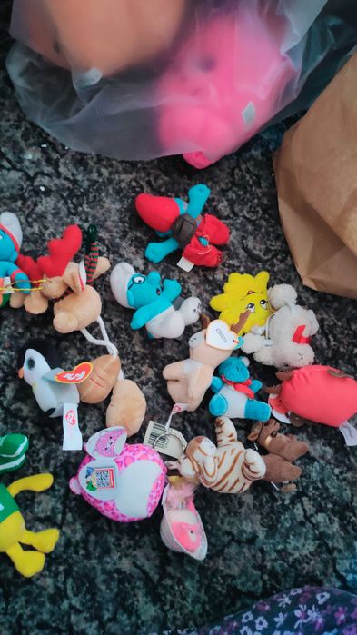 Torba małych maskotek (dużo nowych z metkami)