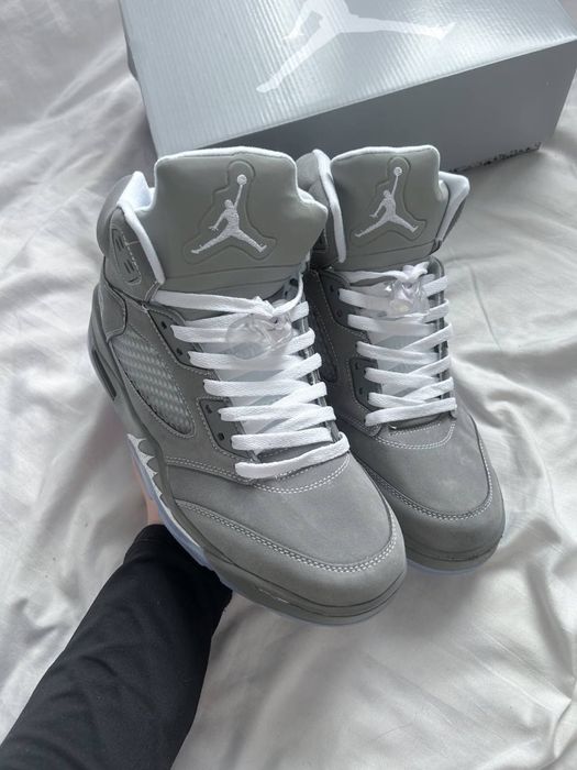 40-45 р кросівки Nike Air Jordan 5 Retro 'Wolf Grey'