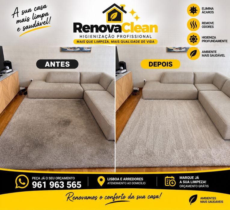RENOVACLEAN | Limpeza de Sofás, Colchões e Tapetes