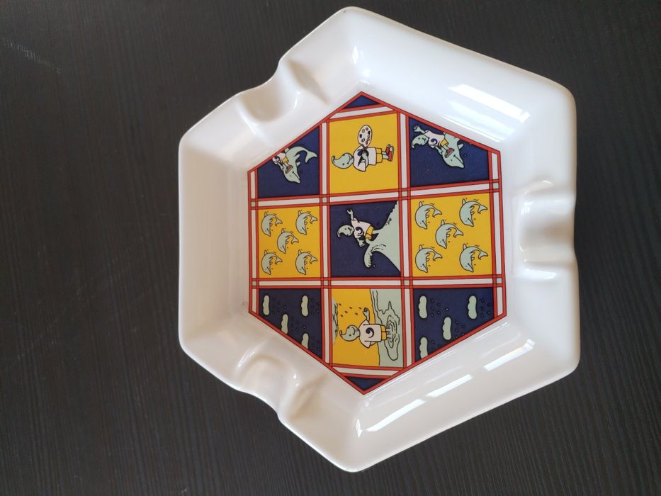 Cinzeiro Expo 98 Original - Gil e Golfinhos - Hexagonal