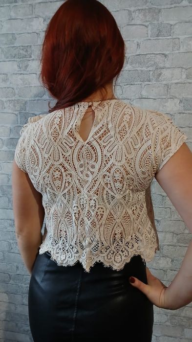 Елегантний топ -блуза кольору шампань