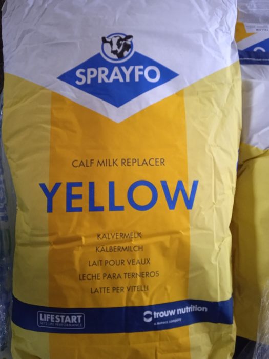Sprayfo żółte, mleko dla cieląt od 2 dnia