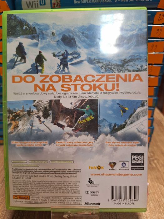 Shaun White Snowboarding XBOX 360, Sklep Wysyłka Wymiana