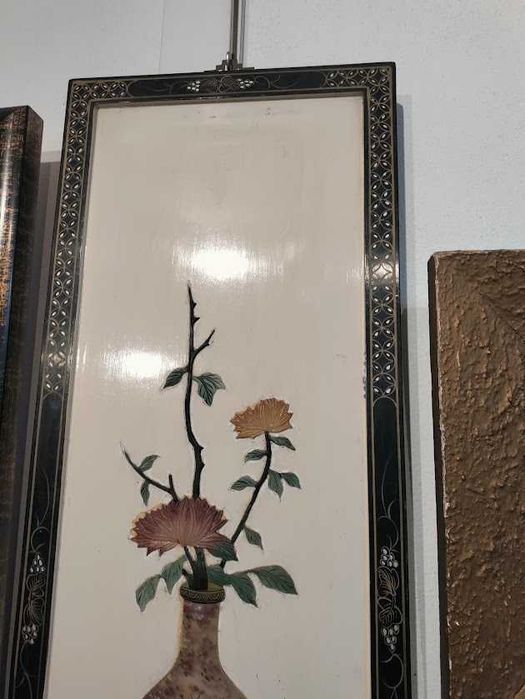 Painel de arte mural chinesa em pedras duras