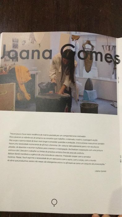 Quadro 'Please, Touch' de Joana Gomes Certificado de Autenticidade