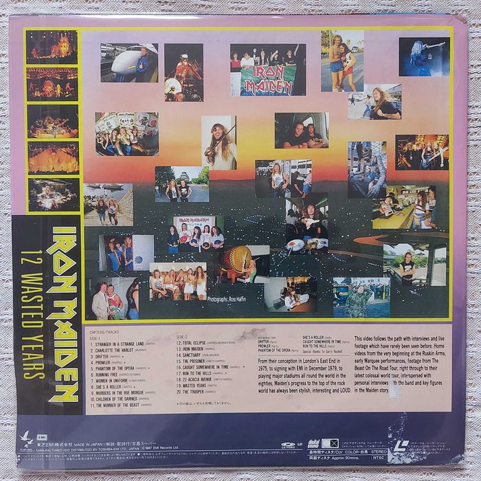 LASERDISC アイアン・メイデン 炎の12年 L0701119 PICTURE MUSIC /00600 LASERDISC アイアン・メイデン 炎の12年 L0701119 PICTURE MUSIC