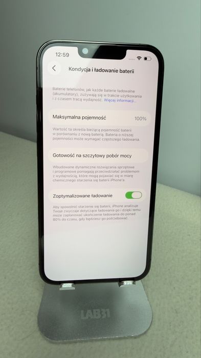 iPhone 13 Pro/Graphite/100% Baterii/Super Stan/Pełen Zestaw