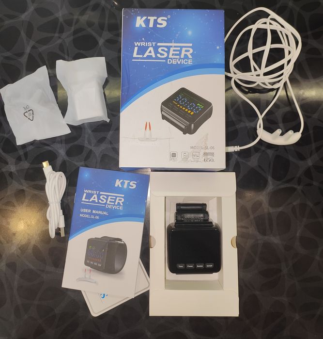 Лазерний терапевтичний наручний пристрій KTS   лікувальний апарат