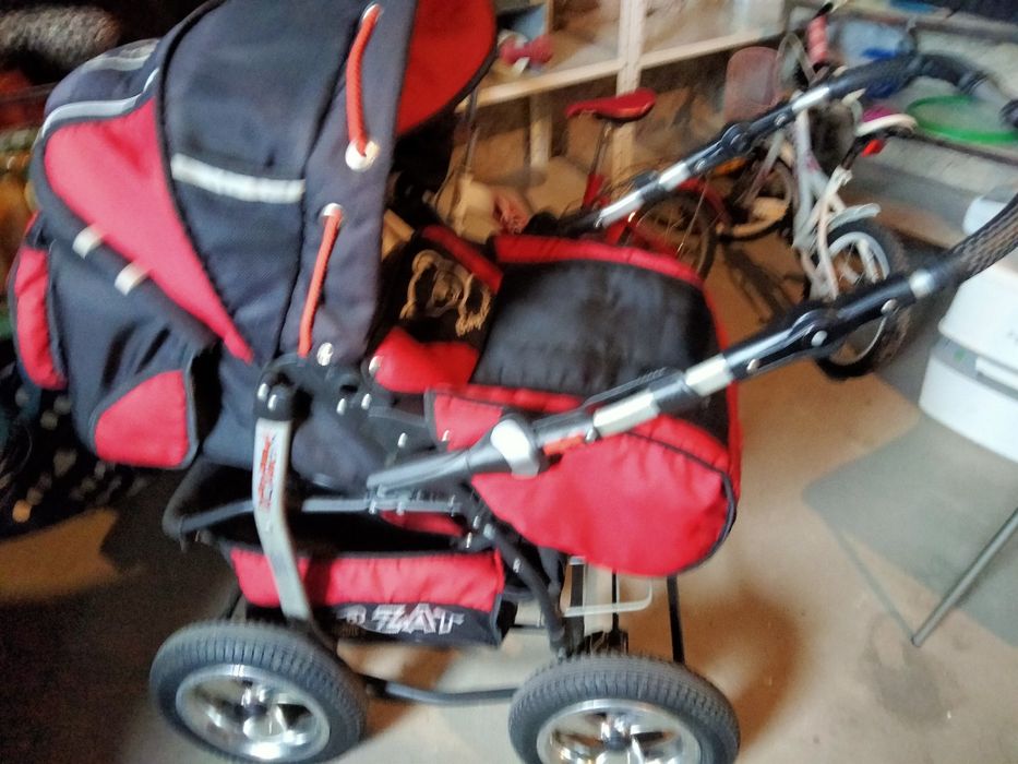 Wózek 3 w 1 głęboki i duży spacerowy