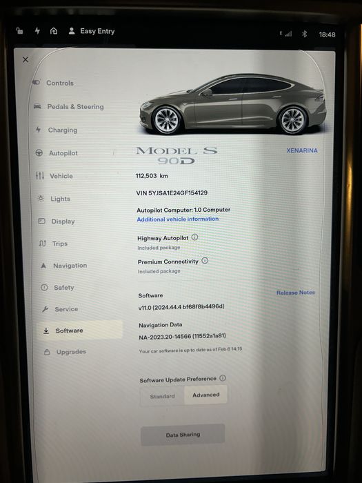 Tesla Model S 90d 2016