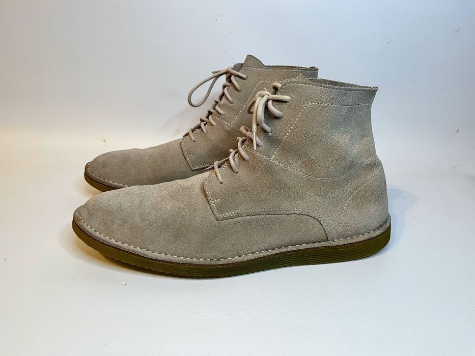 Clarks демисезонные замшевые ботинки