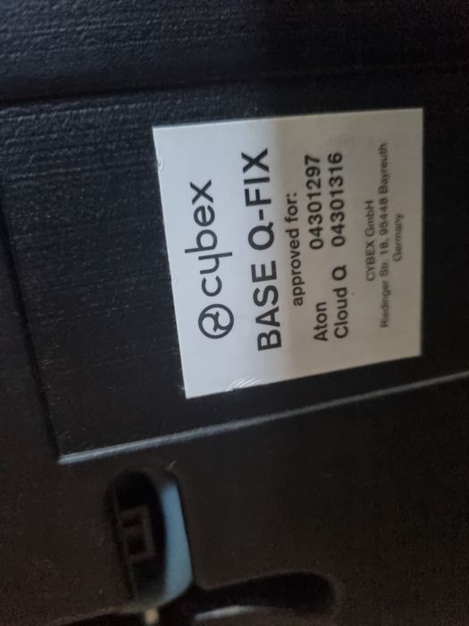 Cybex nosidełko Aton Q platinium  z bazą I adapterami do wózka.