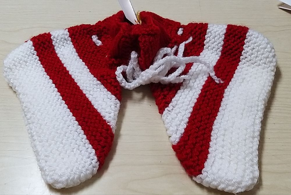 Botinhas para aquecer os pés.