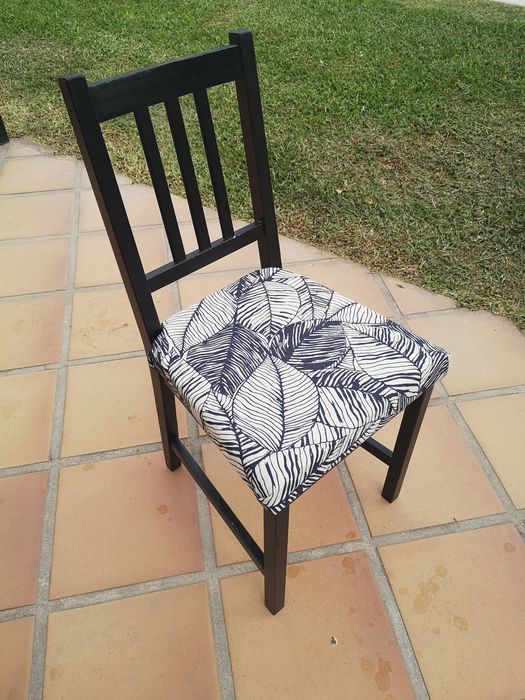 6 cadeiras modelo ikea personalizadas usadas