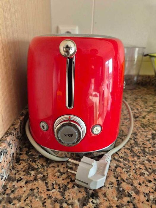 Conjunto SMEG Torradeira + Chaleira | Estilo Retro