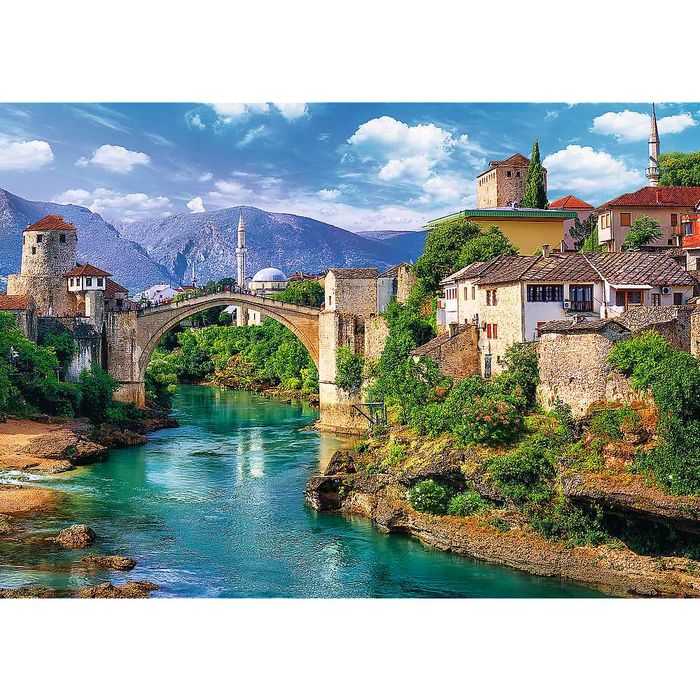 Trefl Puzzle 500 el. Stary most w Mostarze Bośnia i Hercegowina 37333