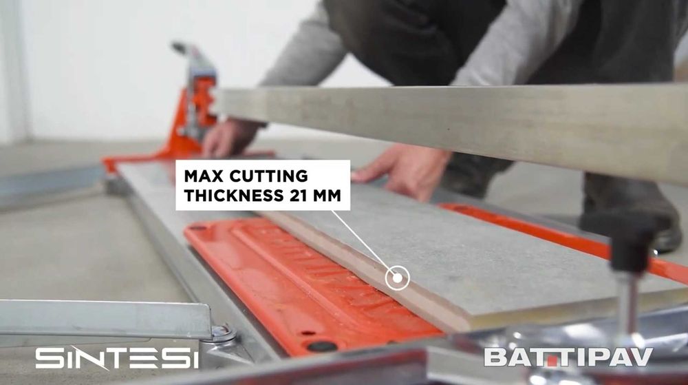 Przecinarka ręczna do dużych płyt glazury BATTIPAV SINTESI 163 cm