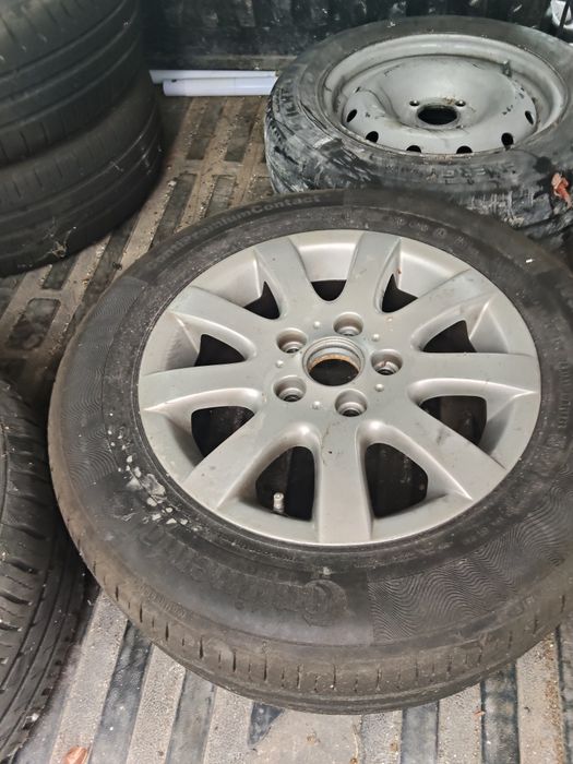Jantes WW e Audi 5 furos  com pneus 195.65.15