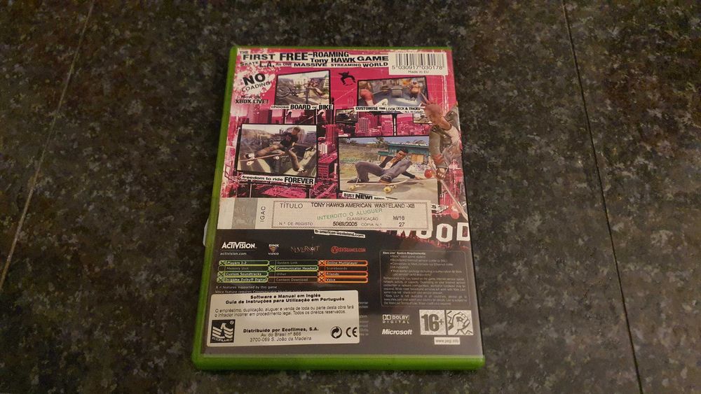 Tony Hawk's American Wasteland Game (Xbox - Complete)64171741584897121
