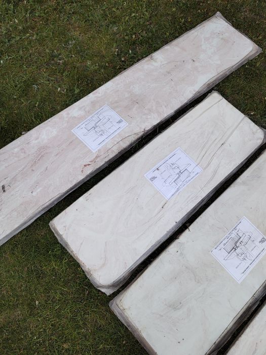 Parapet konglomerat 4 sztuki NOWE wewnętrzny parapety